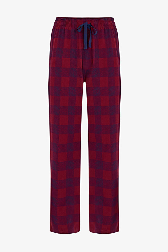 Men's Echo Block Pantolon Checked Long Sleeve Pyjama Set - 3