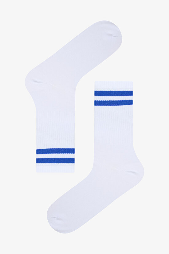 Erkek Double Line 3lü Çok Renkli Soket Çorap Erkek Double Line 3lü Çok Renkli Soket Çorap - 3