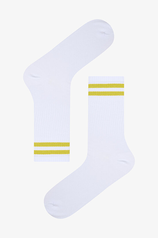 Erkek Double Line 3lü Çok Renkli Soket Çorap Erkek Double Line 3lü Çok Renkli Soket Çorap - 4