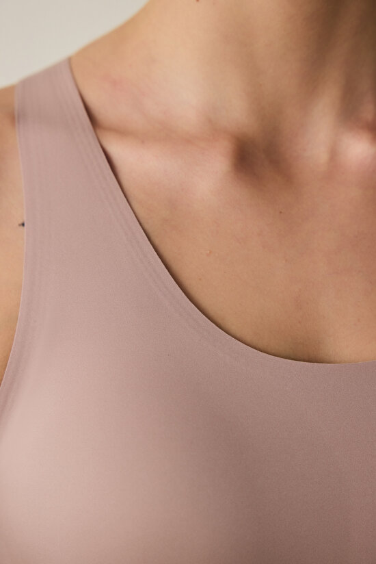 #İzbırakmaz Açık Kahve Orta Destek Zero Feel Bra Spor Sütyeni #İzbırakmaz Açık Kahve Orta Destek Zero Feel Bra Spor Sütyeni - 5