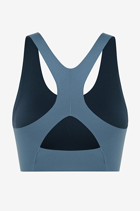 #İzbırakmaz Petrol Mavi Orta Destek Zero Feel Bra Spor Sütyeni - 9