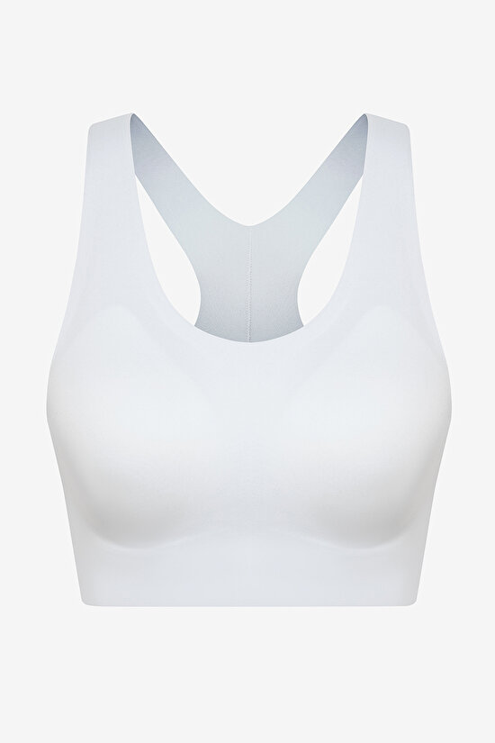 #İzbırakmaz Beyaz Orta Destek Zero Feel Bra Spor Sütyeni #İzbırakmaz Beyaz Orta Destek Zero Feel Bra Spor Sütyeni - 9