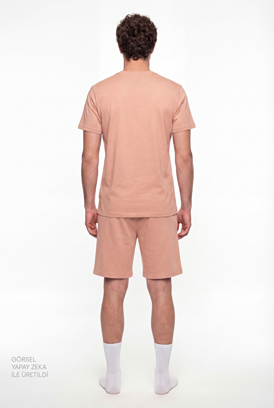 Erkek Renkli Earth Calm Pijama Takımı - 4