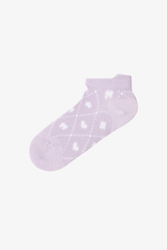 Renkli Kız Çocuk Softy Hearts 4'lü Patik Çorap - 3