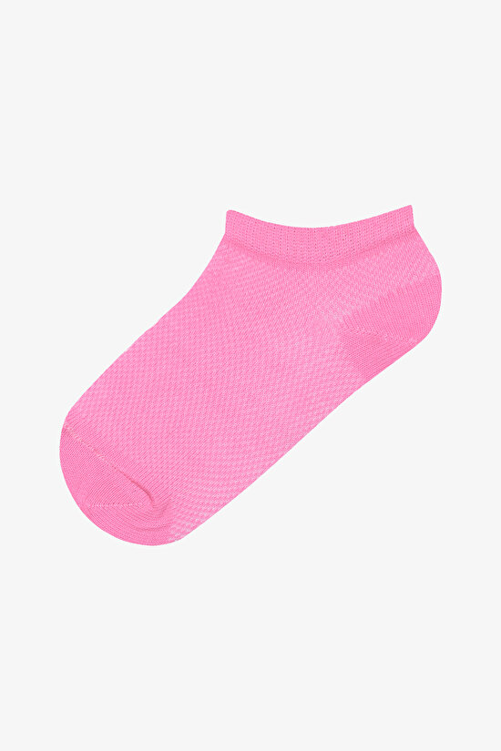 Kız Çocuk Basic Colorful 4lü Patik Çorap - 5
