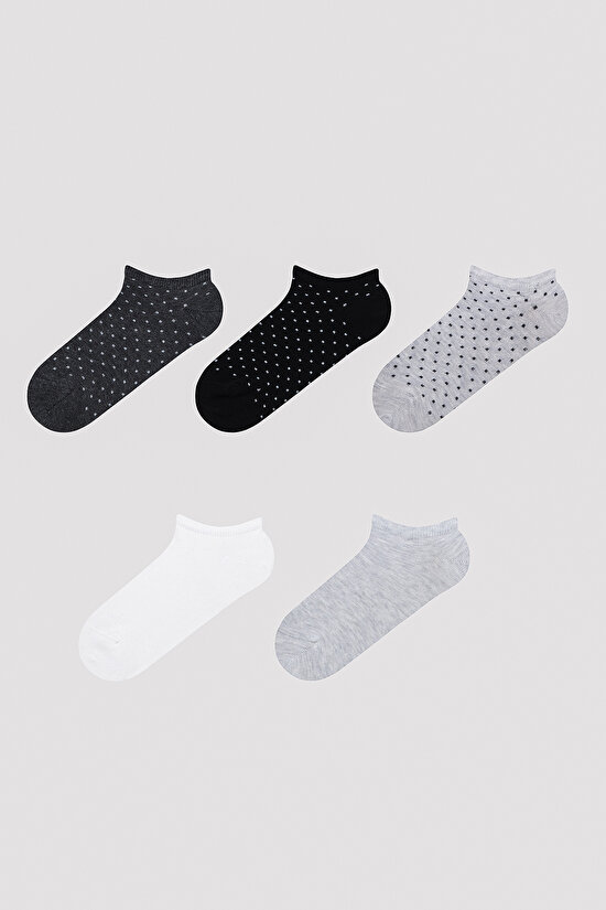 Tiny Dotted 5in1 Liner Socks - 1
