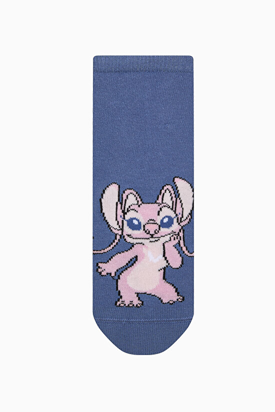 Unisex Çocuk Stitch Çok Renkli 3lü Soket Çorap - Stitch Koleksiyonu  Unisex Çocuk Stitch Çok Renkli 3lü Soket Çorap - Stitch Koleksiyonu  - 3