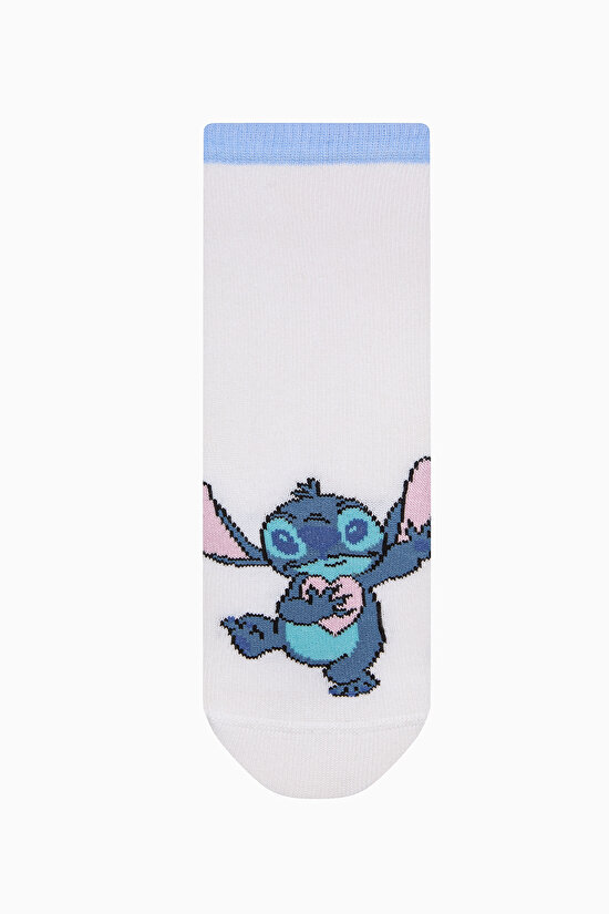 Unisex Çocuk Stitch Çok Renkli 3lü Soket Çorap - Stitch Koleksiyonu  Unisex Çocuk Stitch Çok Renkli 3lü Soket Çorap - Stitch Koleksiyonu  - 4
