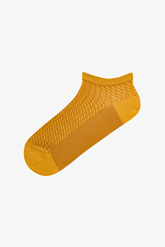 Mustard Dot 5li Patik Çorap - 3