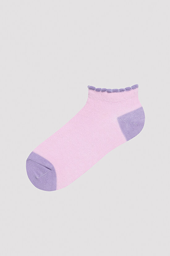 Kız Çocuk Rainbow Unicorn 4in1 Liner Socks - 5