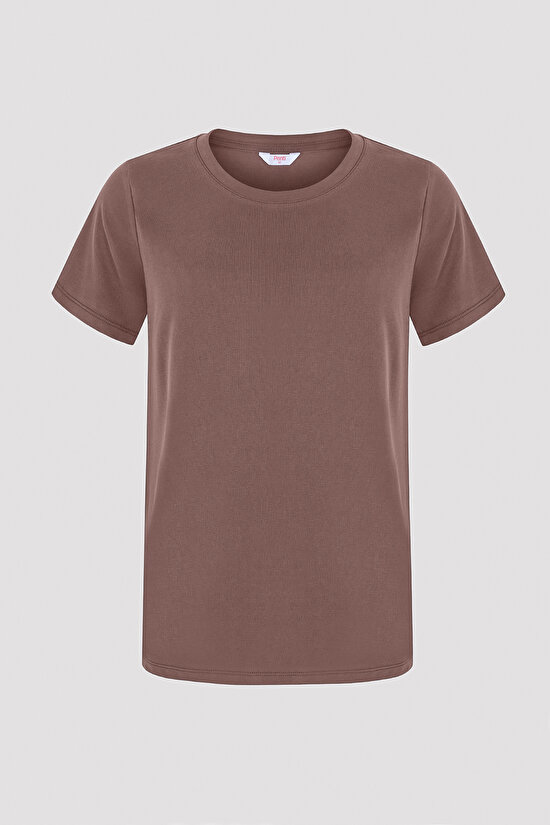 Modal Brown T-shirt - 5