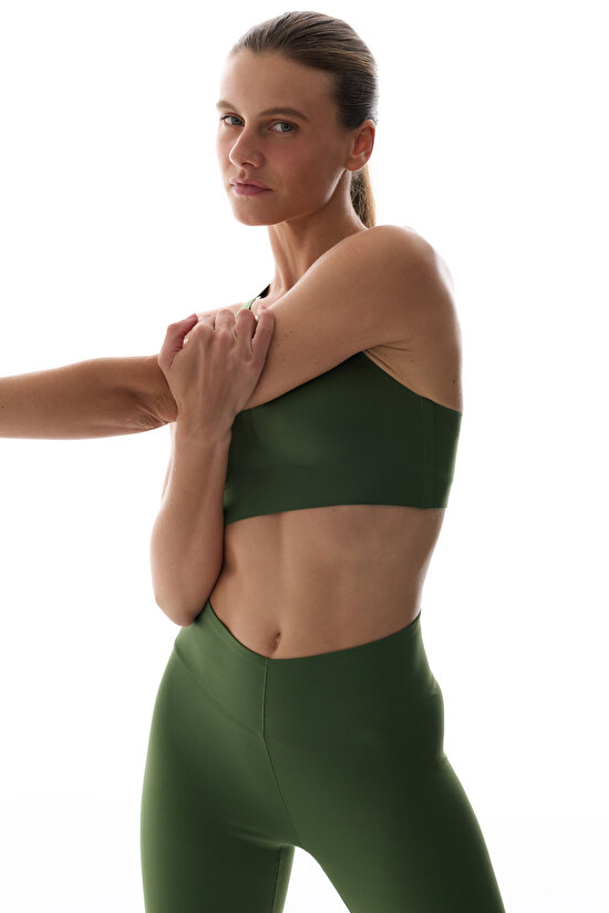 Green Zero Feel Removable Padding Sports Bra - 2