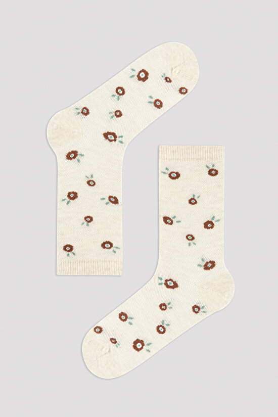 Çok Renkli 4'lü Soket Çorap - 5