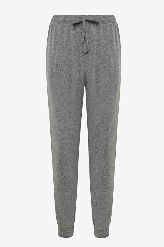 Grey Stripe Multi Colour Pant PJ Set - 3