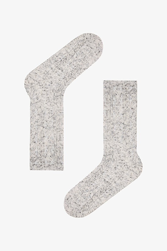 5 Pairs of Cotton Self-Patterned Socket Socks - 3