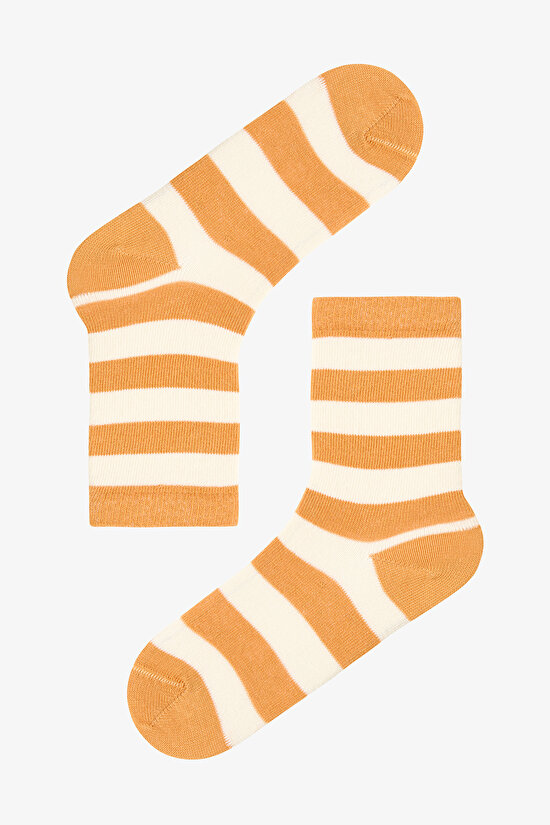 Çok Renkli Erkek Çocuk Bold Stripes 4lü Soket Çorap Çok Renkli Erkek Çocuk Bold Stripes 4lü Soket Çorap - 4