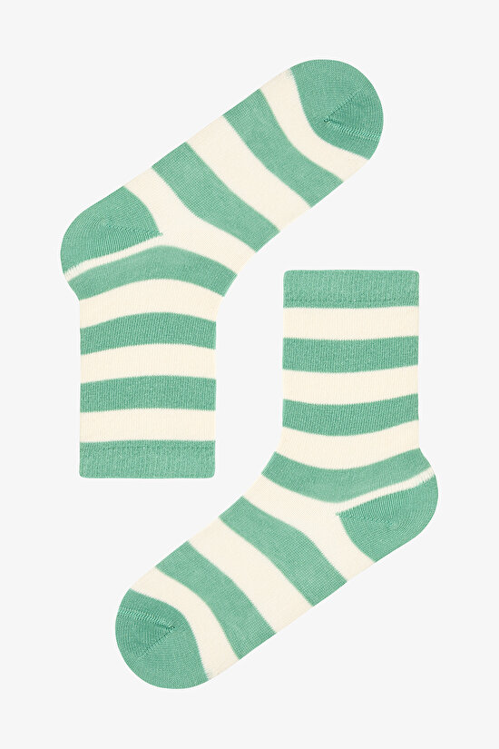 Çok Renkli Erkek Çocuk Bold Stripes 4lü Soket Çorap Çok Renkli Erkek Çocuk Bold Stripes 4lü Soket Çorap - 5