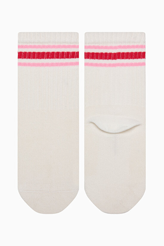 Kız Çocuk Heart Çok Renkli 3lü Soket Çorap - 4