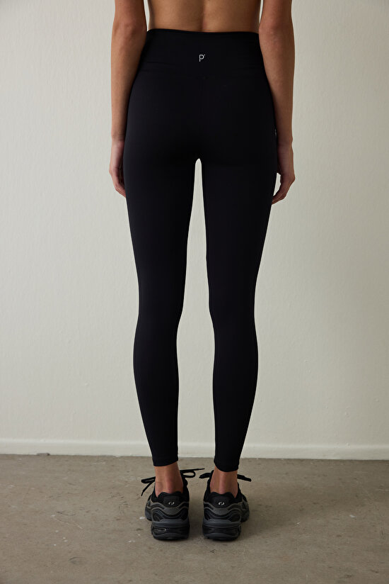 Siyah Yüksek Bel Smooth Feel Tayt Siyah Yüksek Bel Smooth Feel Tayt - 3