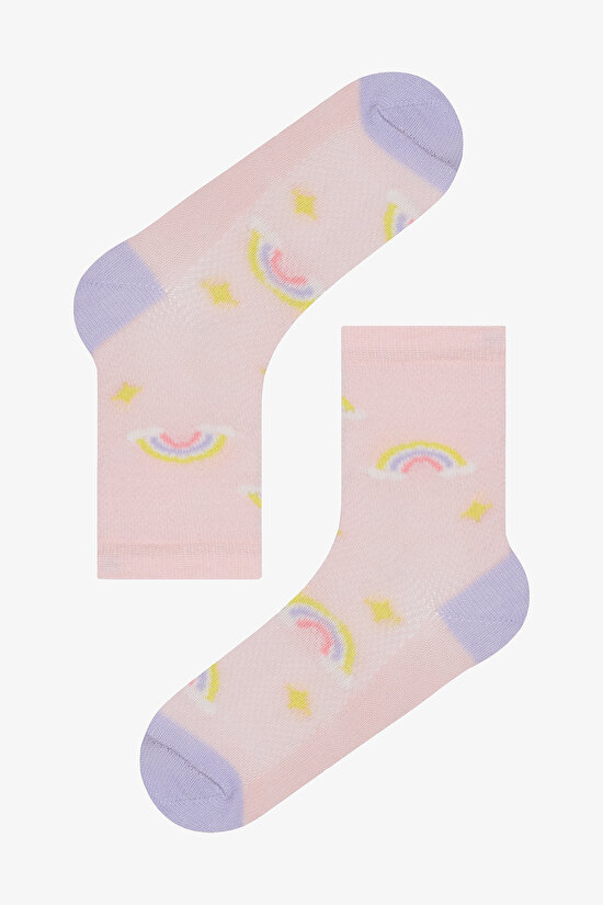 Kız Çocuk Color Unicorn 4lü Soket Çorap - 5