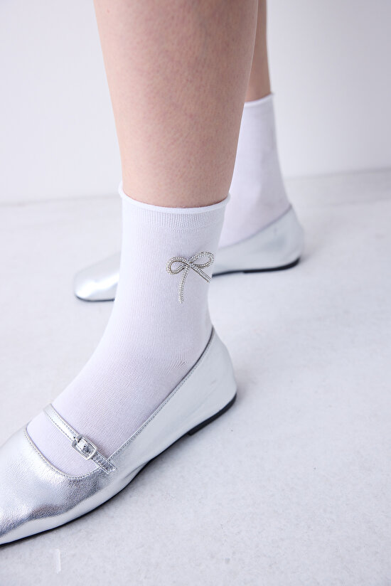 Diamond Bowtie Socket Socks - 1