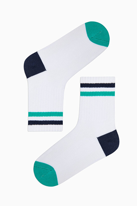 Erkek Çocuk New Lines 3lü Tenis Soket Çorap Erkek Çocuk New Lines 3lü Tenis Soket Çorap - 3