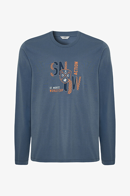 Erkek Snow Çizgili Pijama Takımı - 7