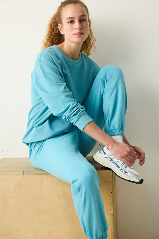 High Rise Active Green Jogger - 3