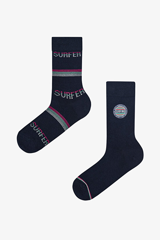 Erkek Renkli Wave Club 2'li Soket - 1