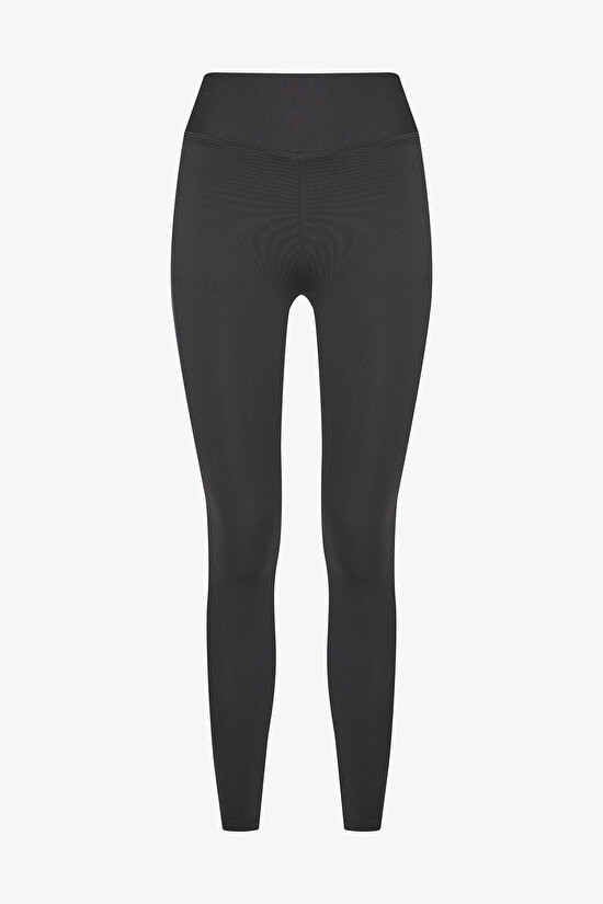 Waist Siyah Tayt - 5