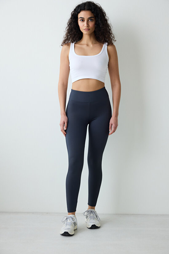 Waist Anthracite Legging - 4