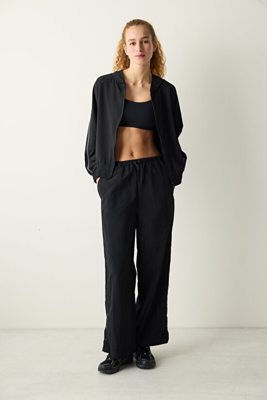 Two Striped Zipped Hoodie - 3