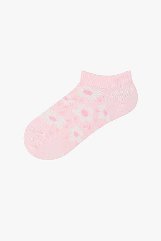 Renkli Kız Çocuk Blooming Colors 3 'lü Patik Çorap - 4