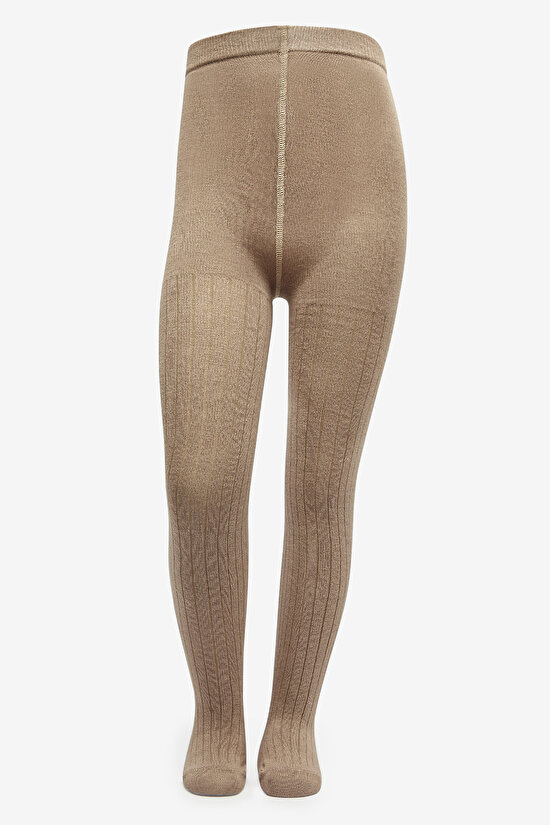 Pretty Rib Haki  2li Külotlu Çorap - 5