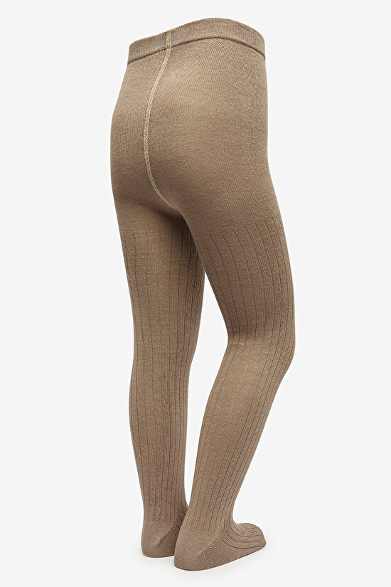 Pretty Rib Haki  2li Külotlu Çorap - 7