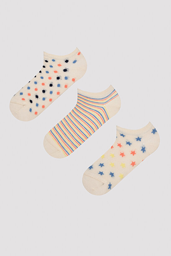 Star Stripe 3in1 Liner Socks - 1
