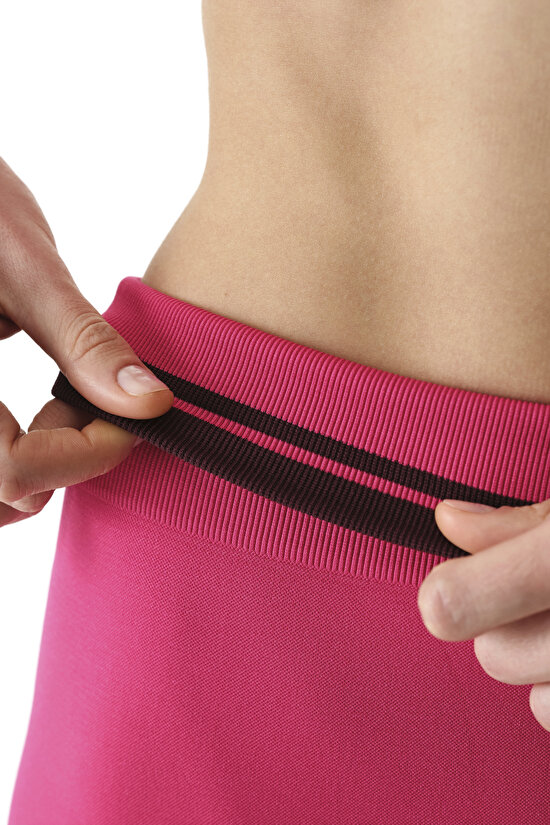 Fuşya Foldable Dikişsiz Tayt - 5