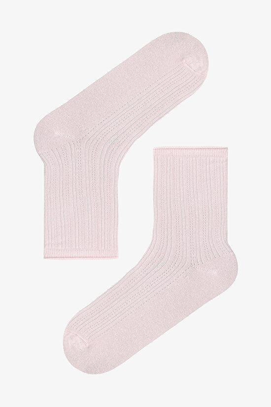 Renkli Relax Jacquard 5'li Soket Çorap - 6