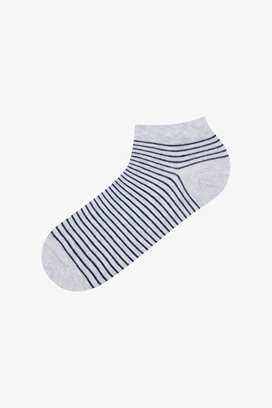 Man Stripe 5in1 Multi Colour Liner Socks - 3