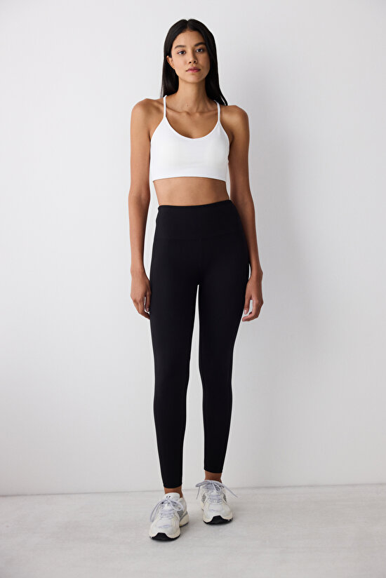 Beyaz Hafif Destek New Light Spor Sütyeni - 4