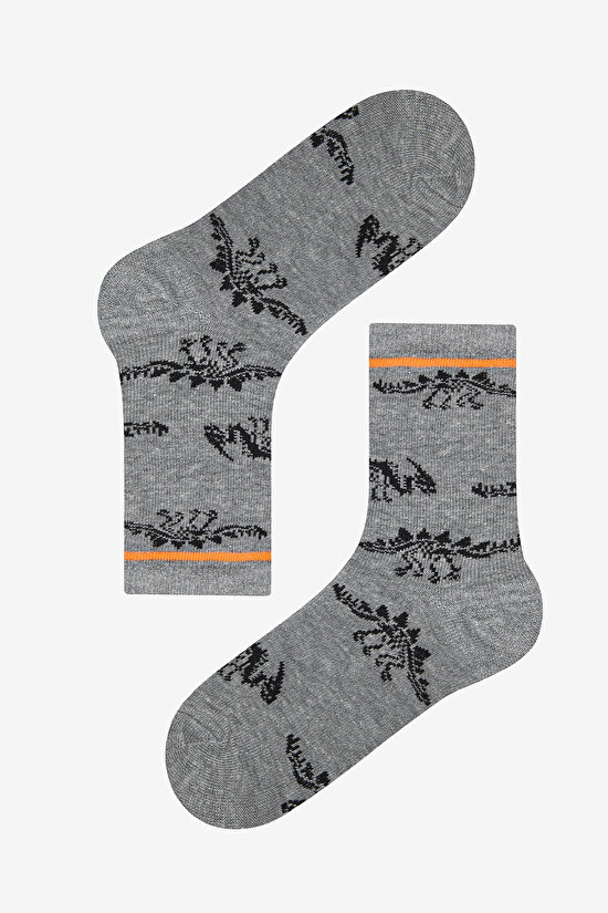 Boys Dark Dino 4in1 Socket Socks - 5