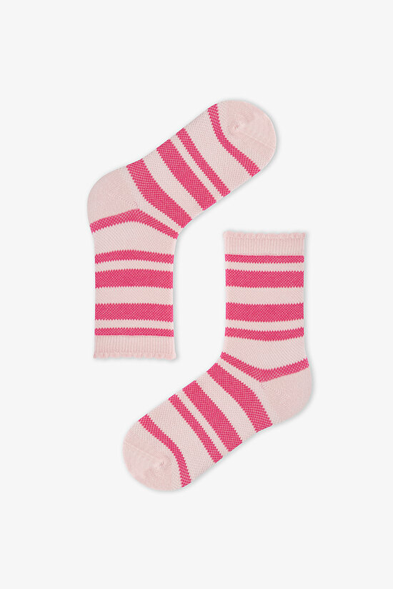 Renkli Kız Çocuk Cozy Club 4 'lü Soket Çorap - 5