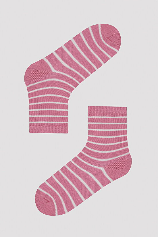 Kız Çocuk Party Renkleri 4 lü Soket Çorap - 2
