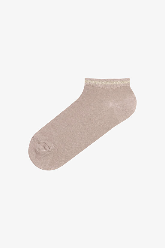 5 Çift Pamuklu Puantiye Desenli Patik Çorap - 5