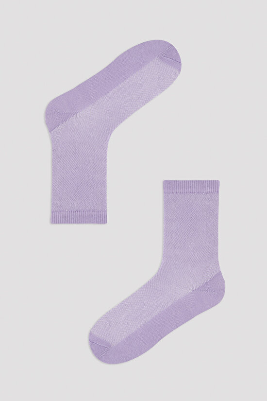 Kız Çocuk Basic Renkli 4lü Soket Çorap - 3
