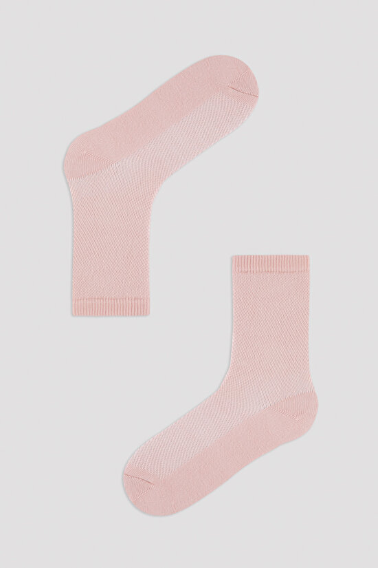 Kız Çocuk Basic Renkli 4lü Soket Çorap - 4