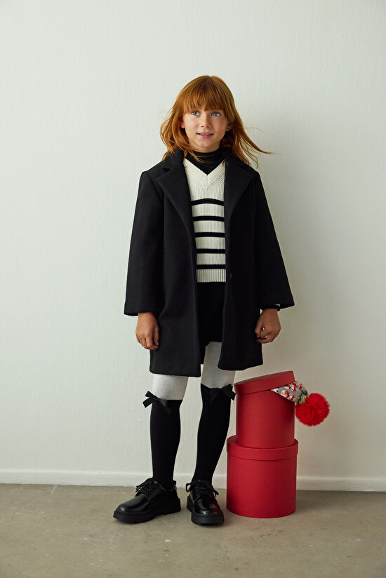 Pretty Ribbon Siyah  Külotlu Çorap - 5