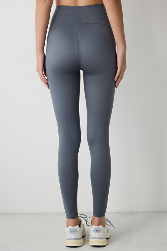 Antrasit Ekstra Yüksek Bel Miracle Siluet Tayt - 3