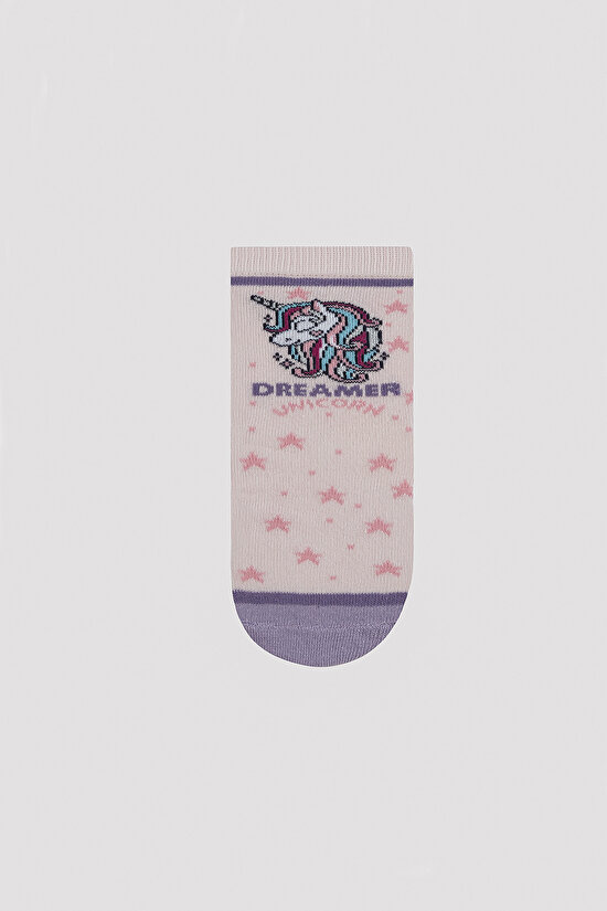 Kız Çocuk Unicorn 4 lü Soket Çorap - 3