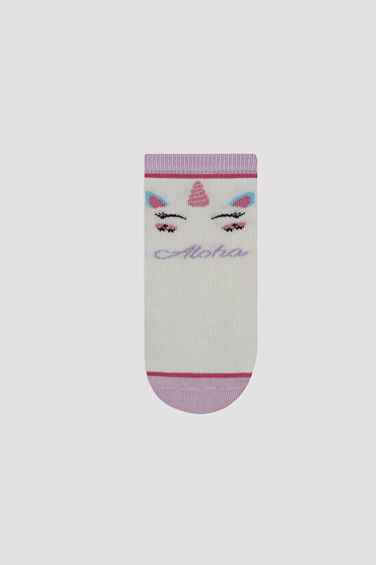 Kız Çocuk Unicorn 4 lü Soket Çorap - 4